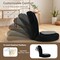 Comfy Floor Gaming Chair with Reclining Backrest and Headrest